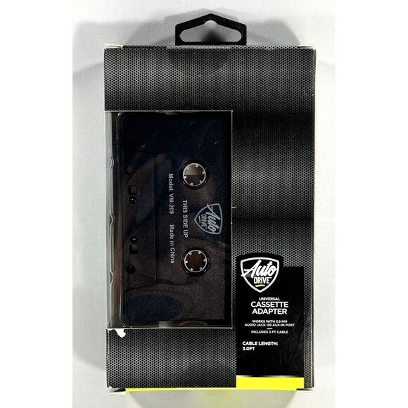 Auto Drive Car Cassette Tape Adapter 3.5 New Factory Sealed - Picture 2 of 5